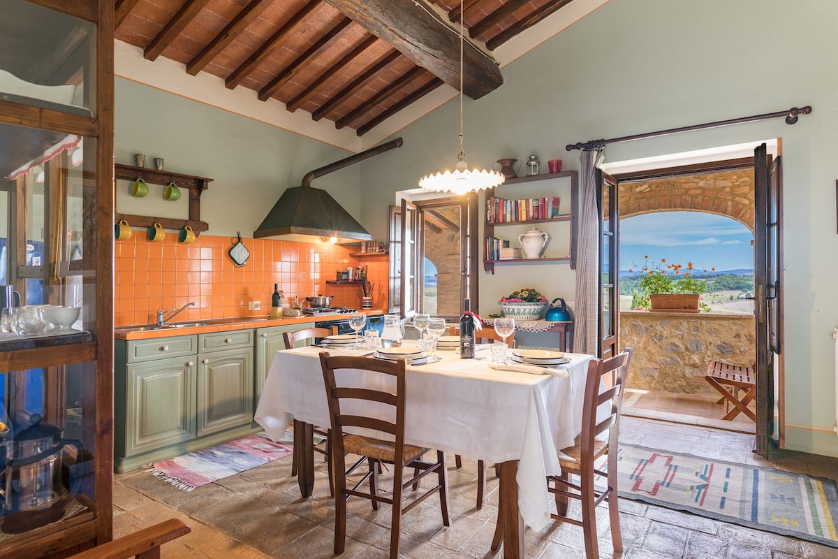 Departamento, 2 habitaciones (Arancio) | Cocina privada | Refrigerador con congelador, horno y parrilla de estufa