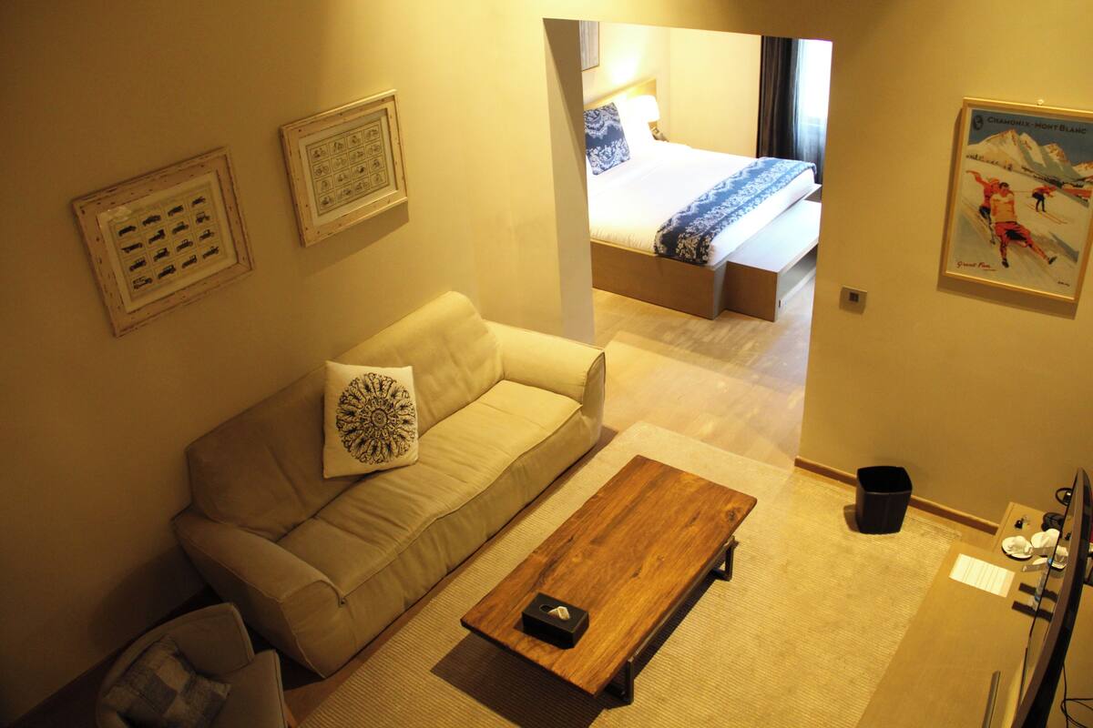 家庭套房, 花園景觀 | 迷你吧、客房內保險箱、筆電工作空間、免費搖籃/嬰兒床
