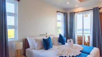 Premium bedding, minibar, individually furnished, desk