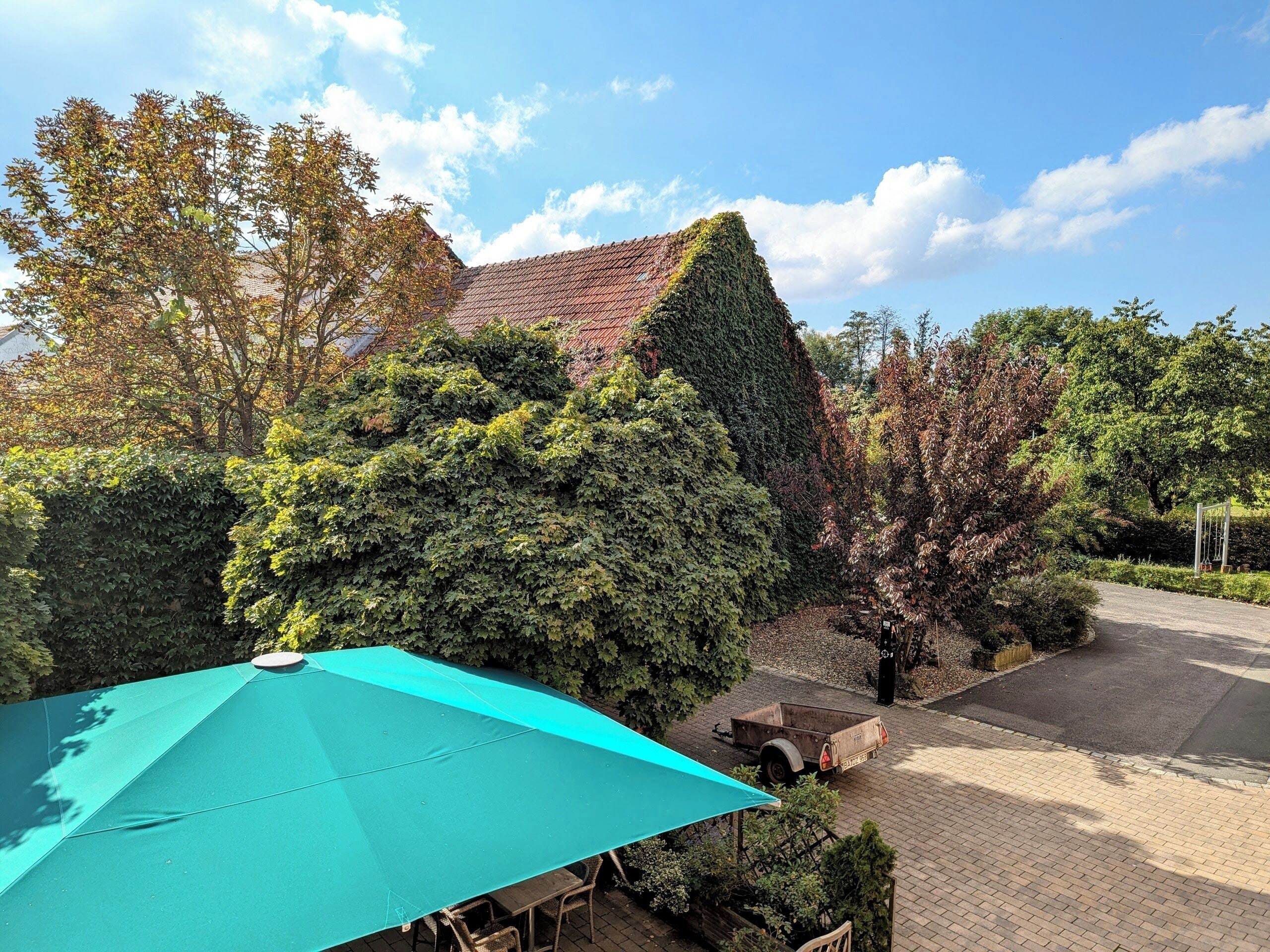 Uitzicht op de binnenplaats