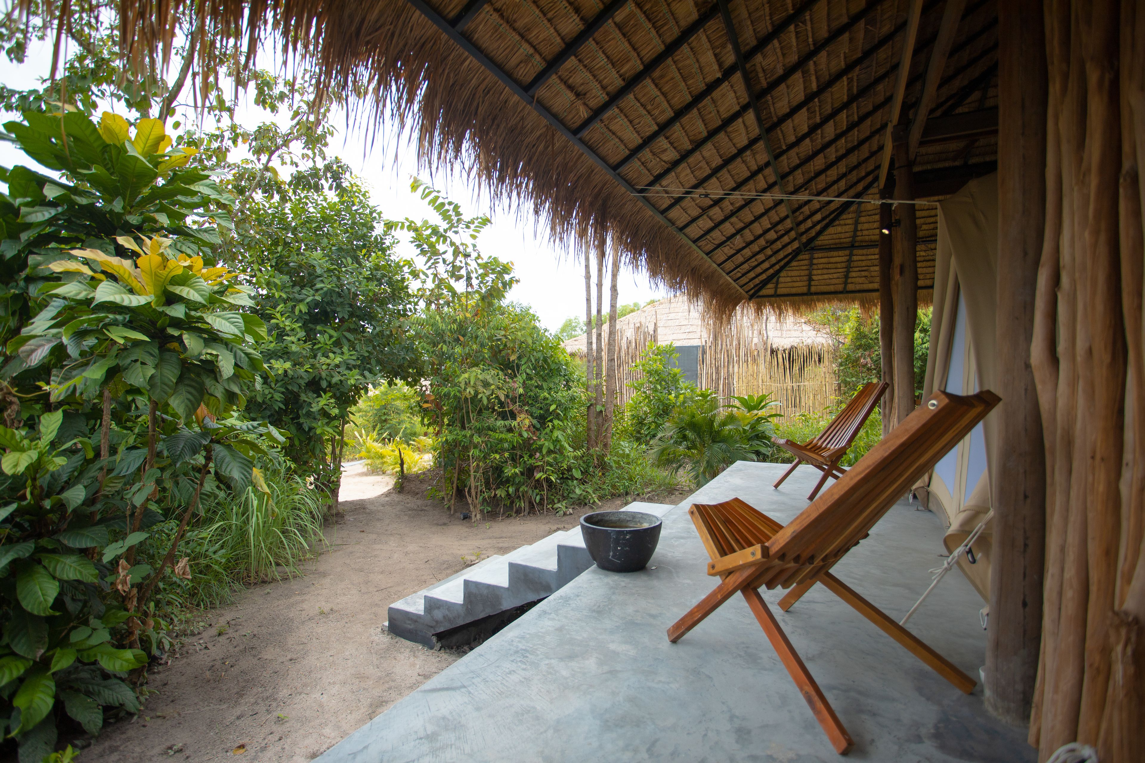 garden deluxe tent | view from room