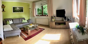 Apartment, 1 Schlafzimmer, Gartenblick