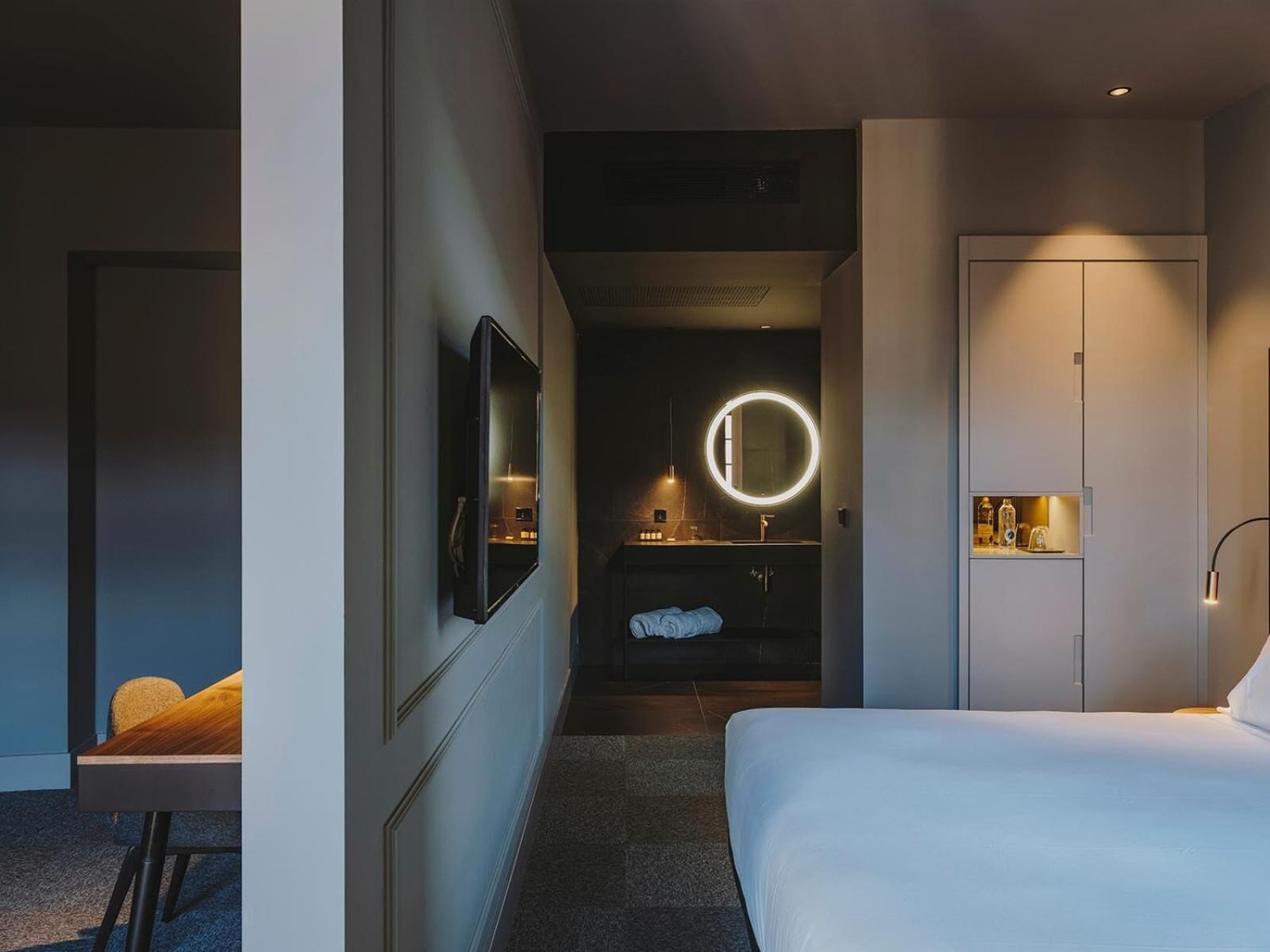 In-room safe, blackout drapes, soundproofing, iron/ironing board