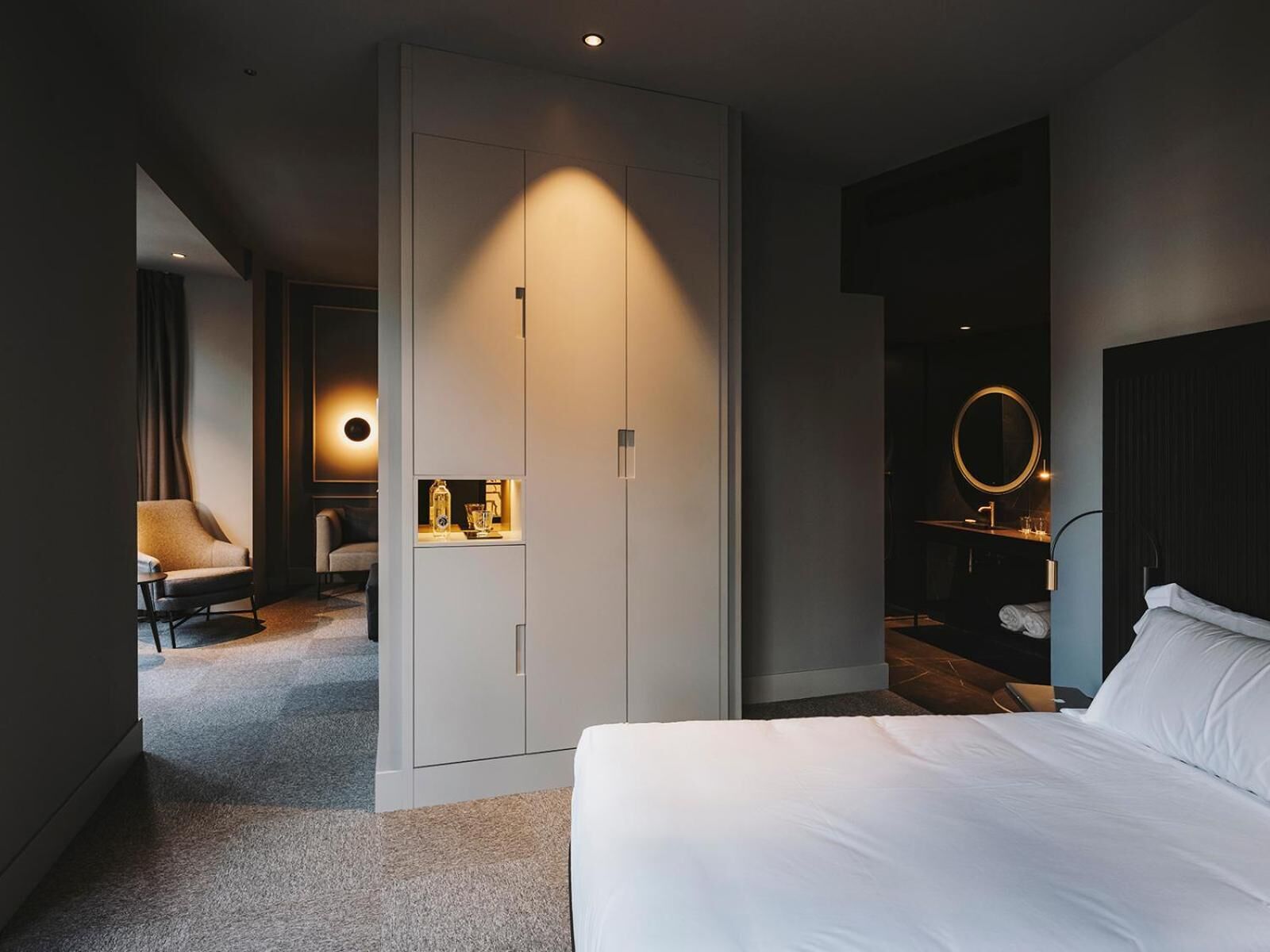 in-room safe, desk, blackout curtains, soundproofing