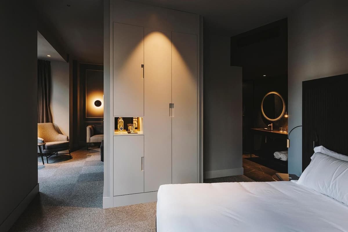 in-room safe, desk, blackout curtains, soundproofing