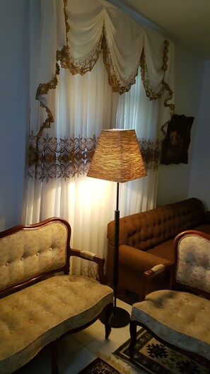 Sala de estar en el lobby