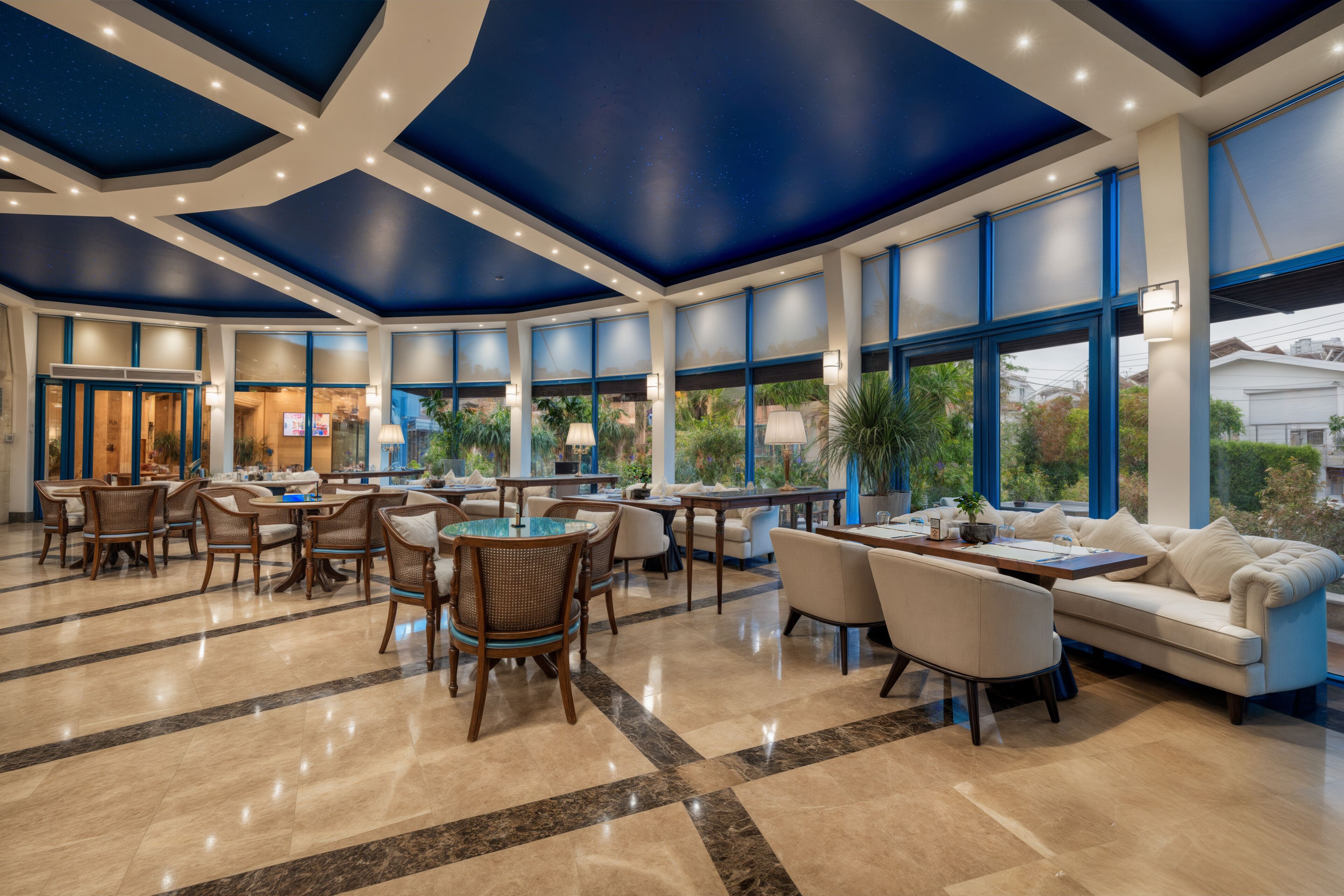 Kahvaltı, öğle yemeği sunulur, uluslar arası mutfak, bahçe manzaralı 