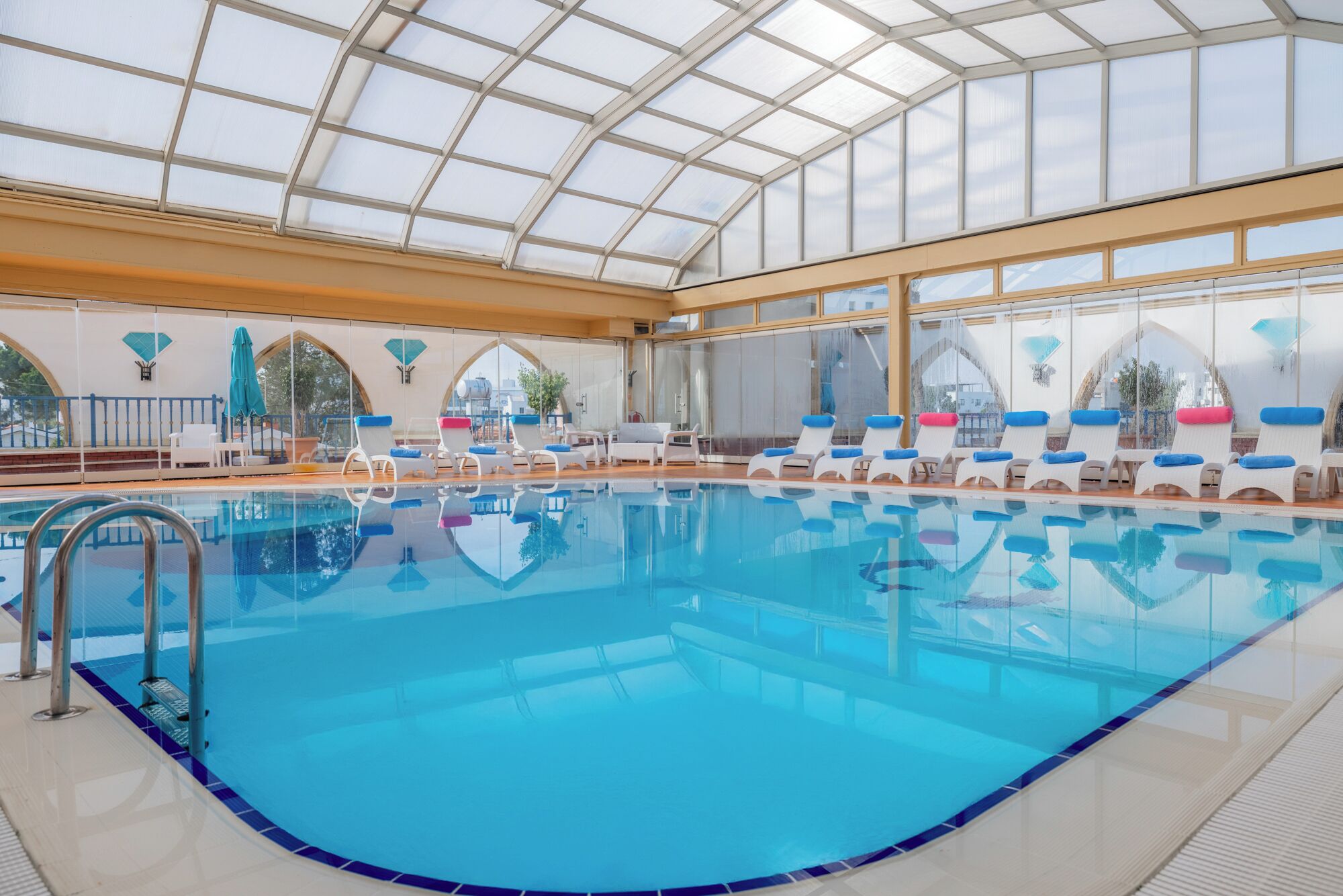 indoor pool, outdoor pool