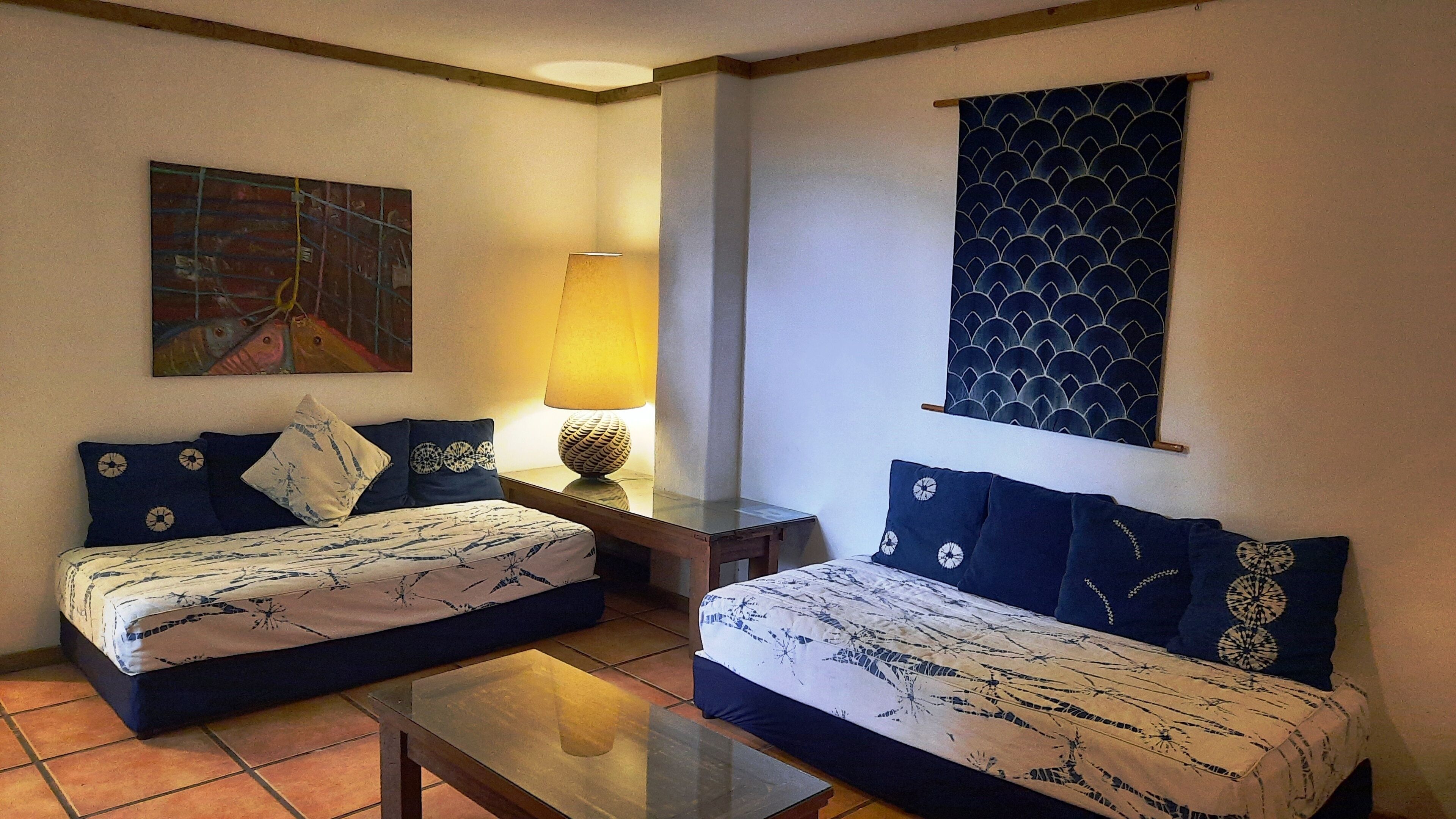 panoramic apartment, 1 king bed, accessible, lake view | living area | flat-screen tv