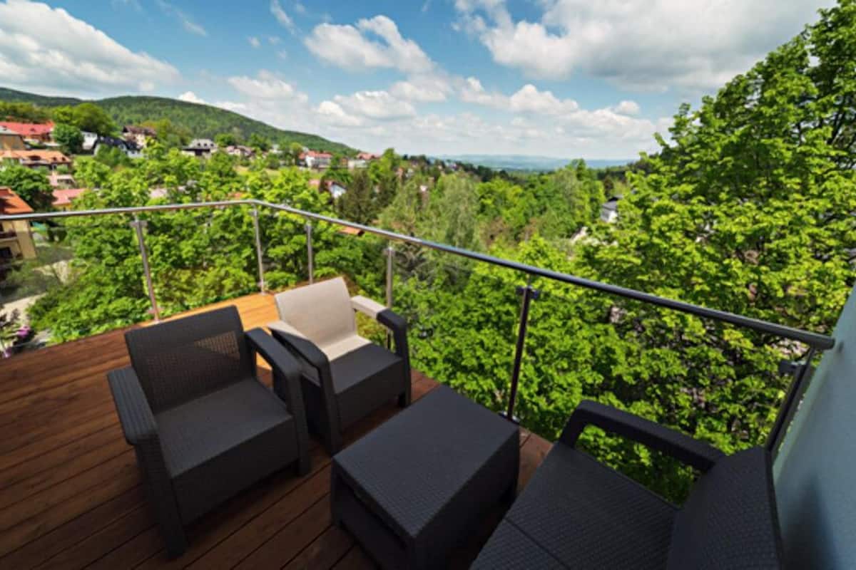 Vue depuis le balcon