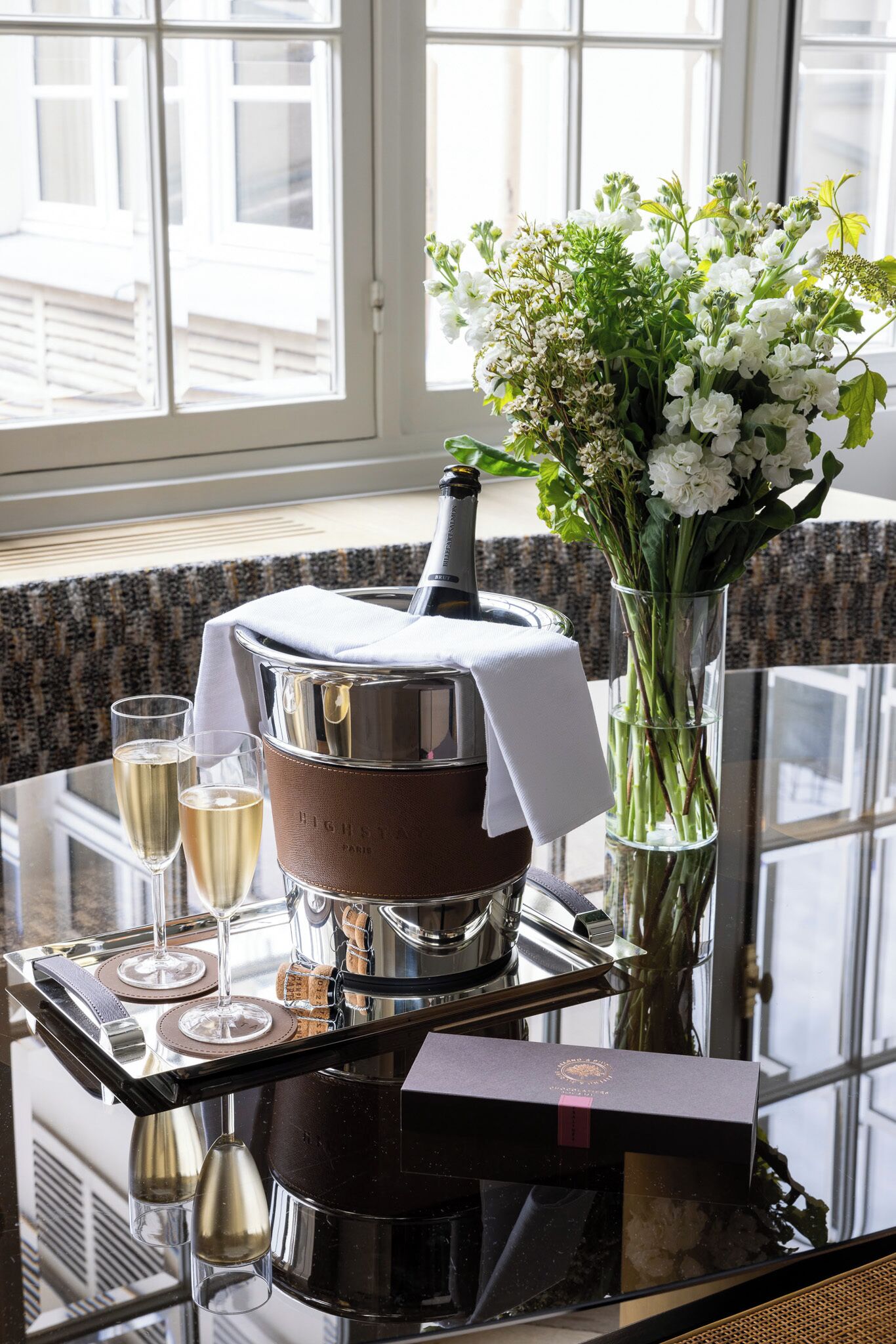 Service champagne