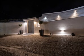 Front of property - evening/night