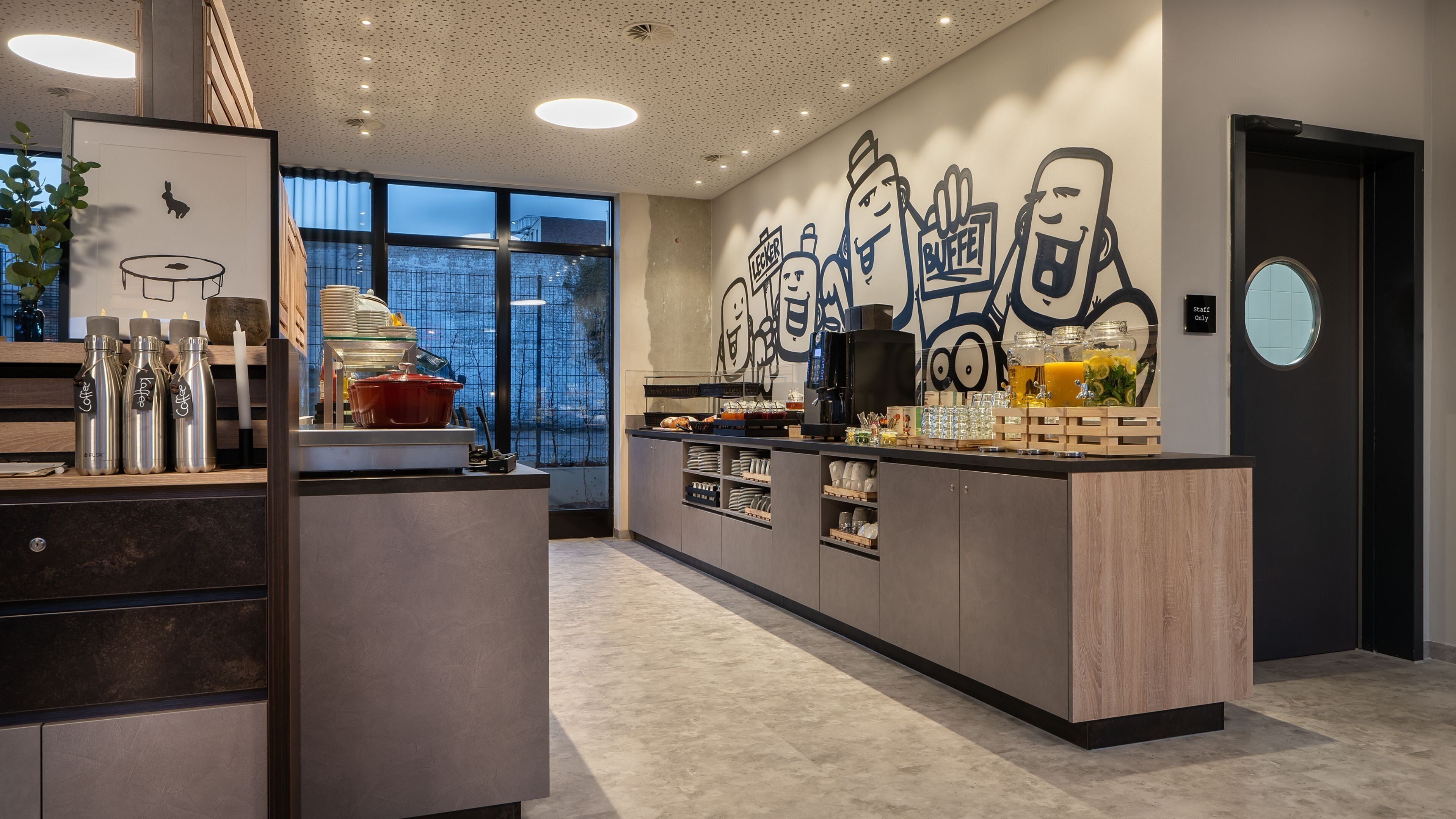 daily buffet breakfast (eur 19.00 per person)