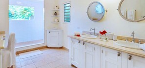 Bathroom - Villa Terrasse De Mer (Les Terres Basses)