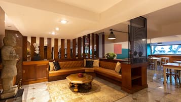 Sitteområde i lobbyen