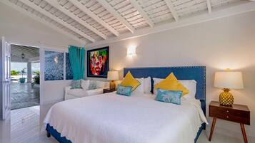 5 bedrooms, premium bedding, in-room safe, iron/ironing board