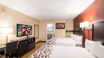 Habitación Deluxe, 1 cama de matrimonio grande, accesible para personas con discapacidad | Cunas gratuitas, camas supletorias, wifi gratis y ropa de cama
