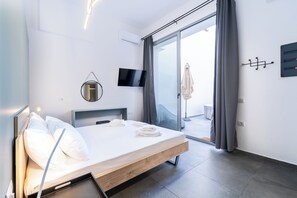 Appartement Exécutif | Draps en coton égyptien, literie de qualité supérieure