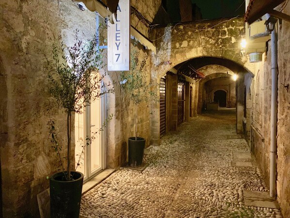 Entrada de la propiedad