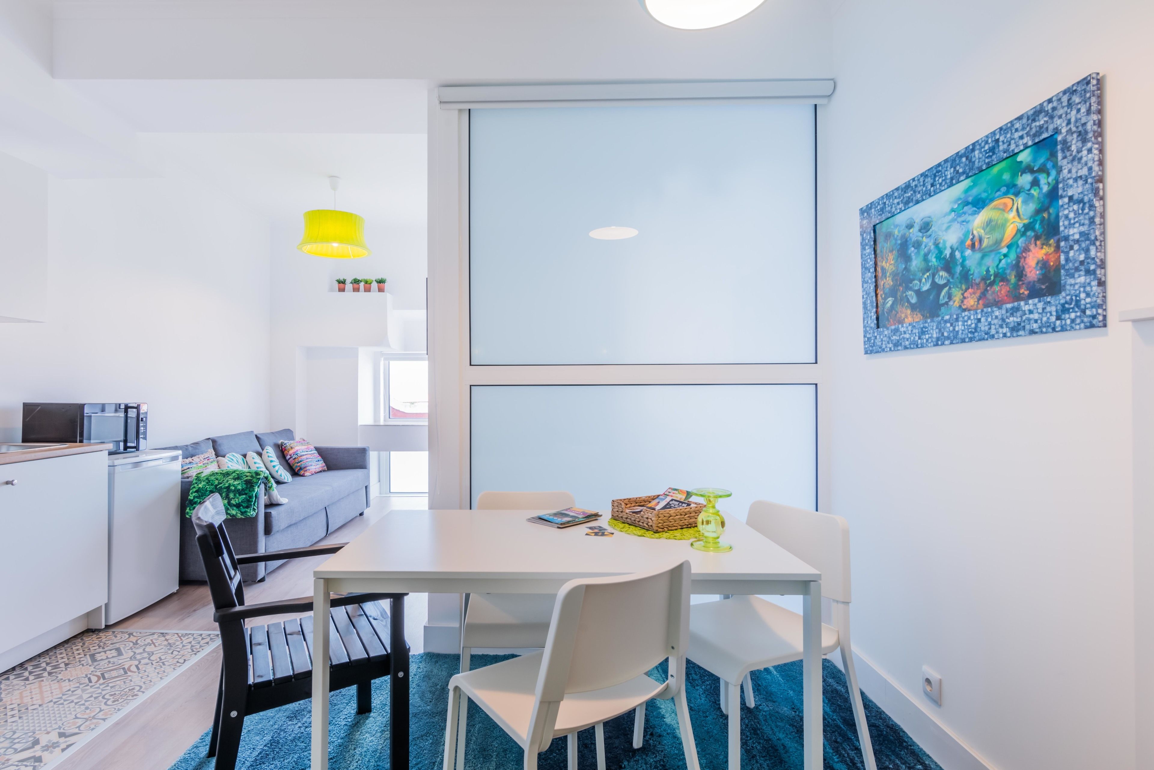 全景公寓, 城市景观 | 客房内用餐