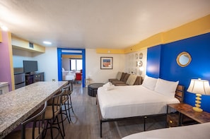 1 bedroom, desk, iron/ironing board, WiFi