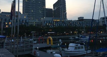 A well-decorated 3-storey house near Malaysia-Singapore border checkpoint.