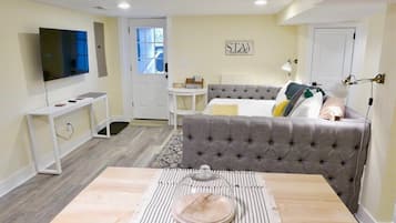 Desk, iron/ironing board, travel crib, WiFi