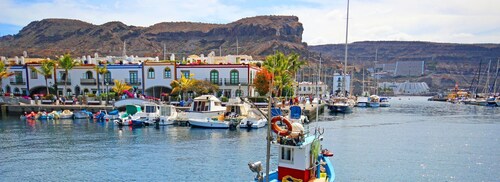 Apartment with private terrace and sea views in Puerto de Mogán.