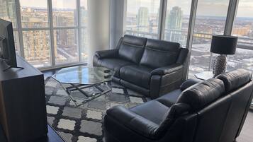 Suite, 2 Bedrooms | Living area | Flat-screen TV