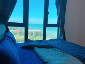 Family Condo, 2 Bedrooms, Sauna, Partial Sea View | View from room