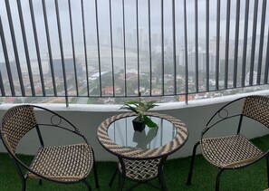 Family Apartment C, 3 Bedrooms | Balcony view - Romantic Mansion at The Landmark (George Town)