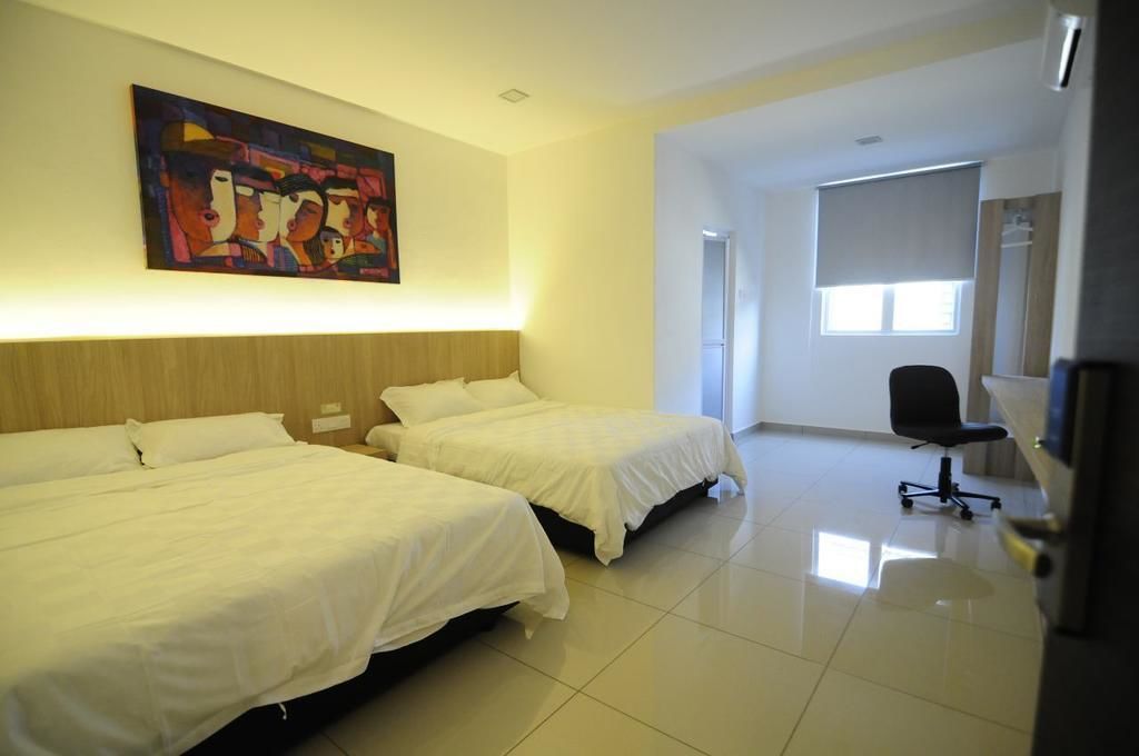 Kamar Quadruple Deluks | Setrika/meja setrika dan Wi-Fi gratis