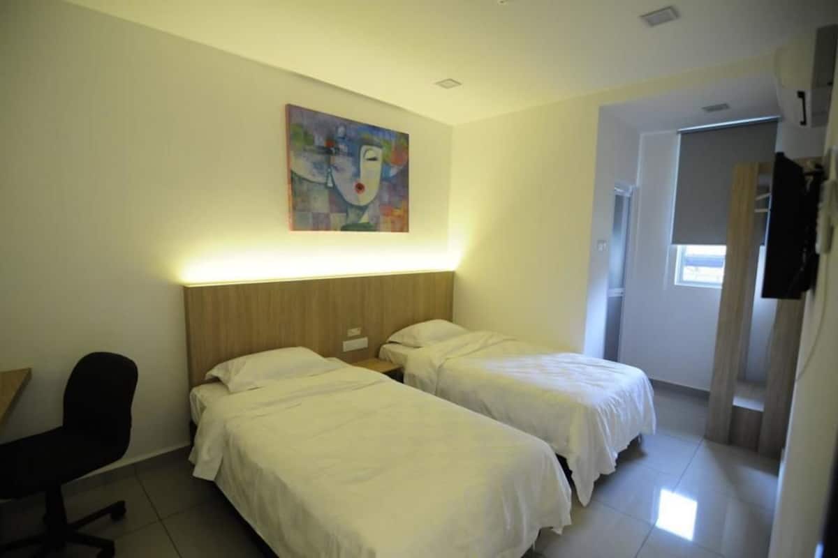 Standard Twin Room | Iron/ironing board, free WiFi
