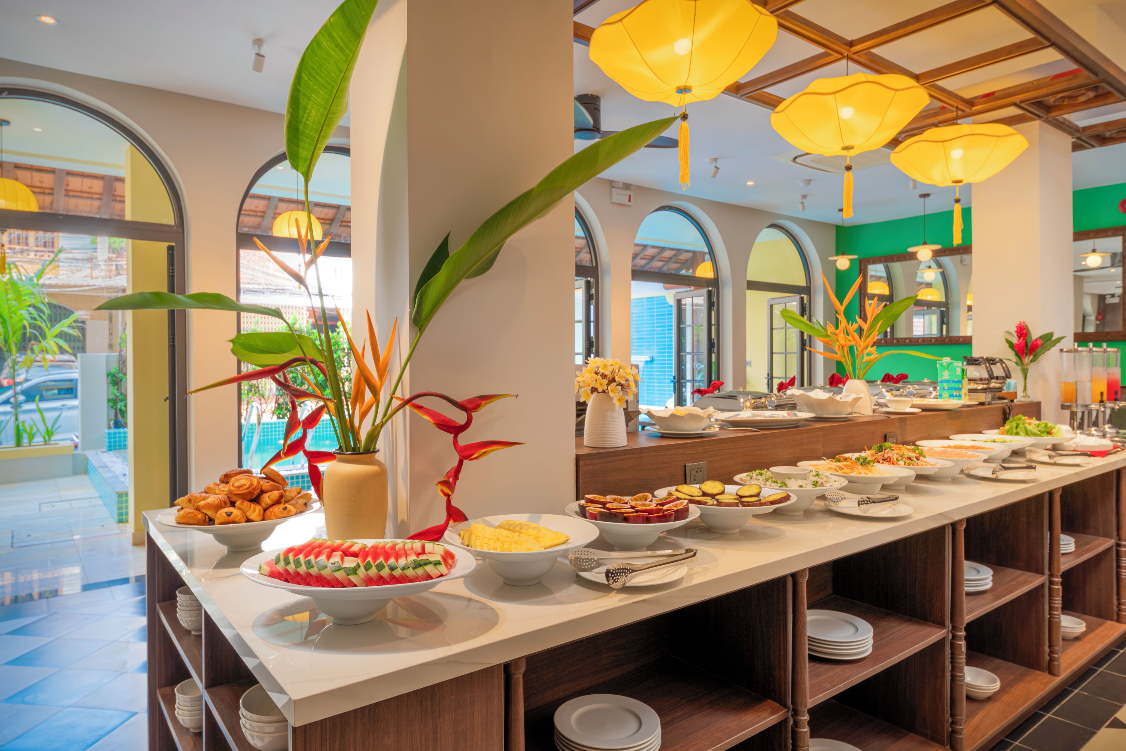 Se sirven desayunos, almuerzos y cenas