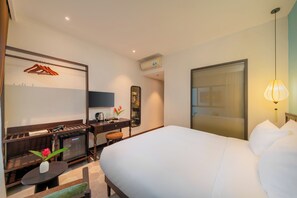 Habitació doble Deluxe | Cortines opaques, wifi gratuïta i roba de llit 
