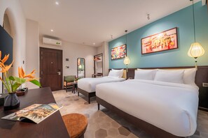 Deluxe Triple Room | Blackout drapes, free WiFi, bed sheets - BACKHOME BOUTIQUE OLD TOWN HOI AN (Da Nang)