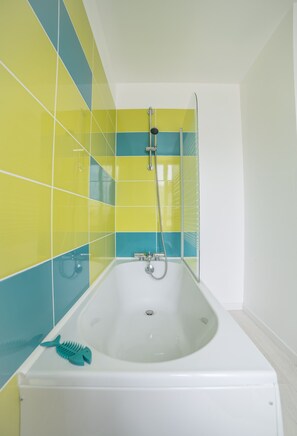 Badewanne, Handtücher