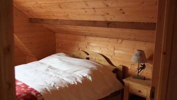 3 chambres, lit parapluie