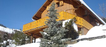 "Les Marmottes de l'Alpe", proche Alpe d'Huez, Charmant chalet (3*) familial