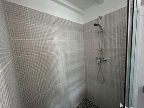 Shower, hair dryer