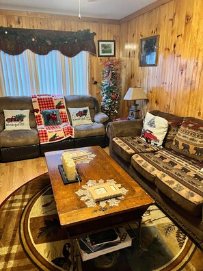 Smart TV, fireplace, video games, table tennis