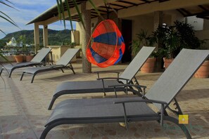 Terrace/patio - "Sol", One bedroom Apartment. You can walk to Beach and Restaurants.  (Punta de Mita)