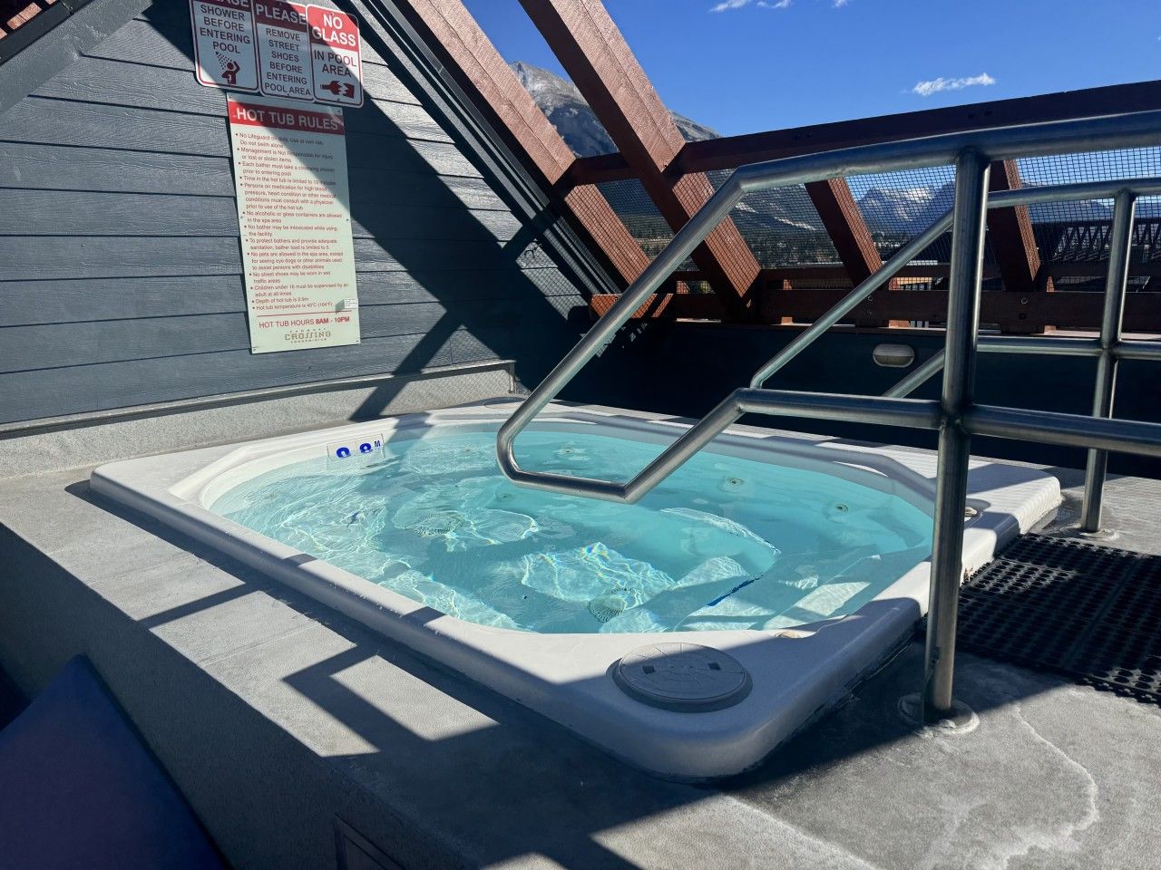 Bain à remous extérieur