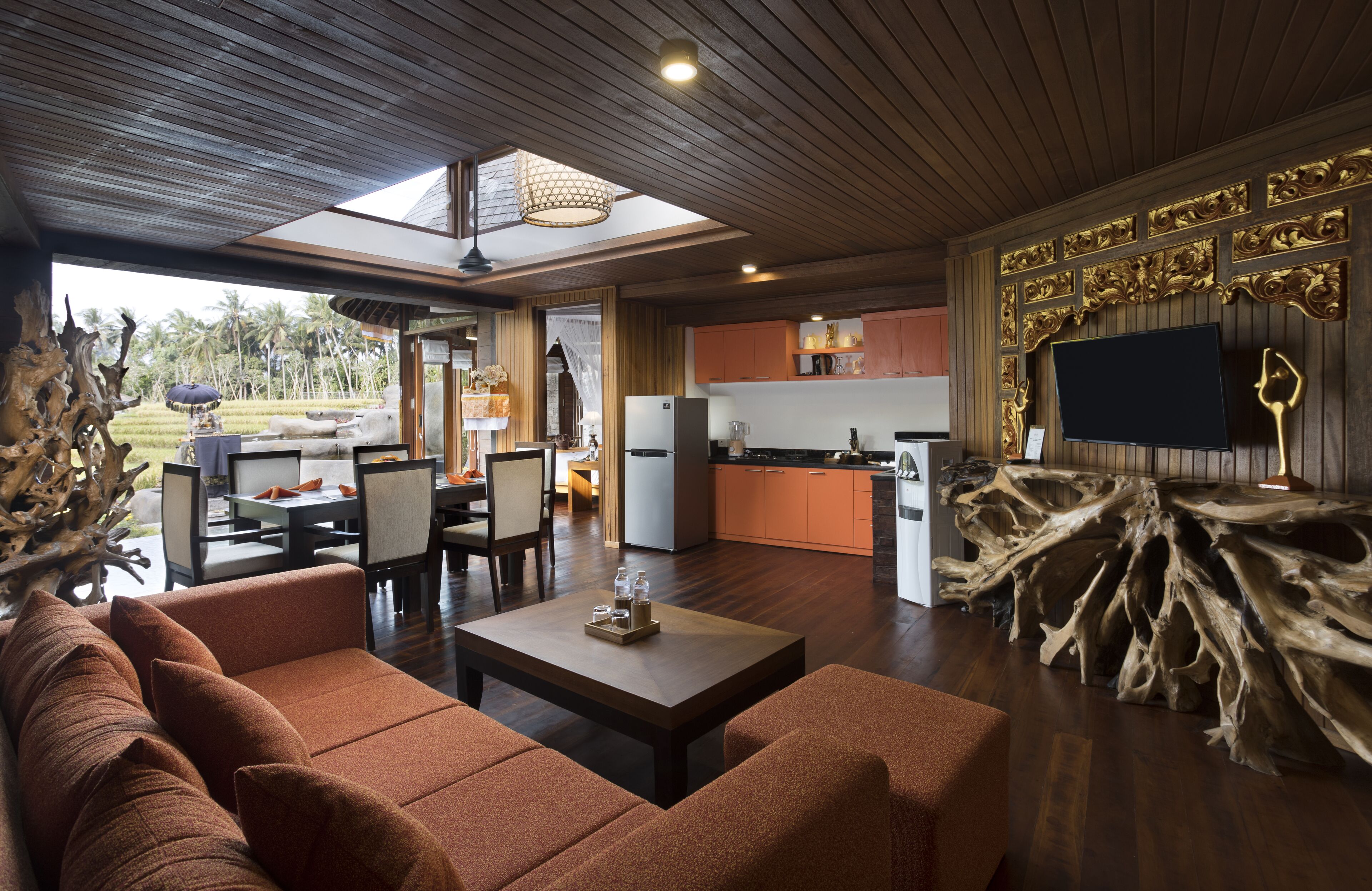 Signature Villa, 2 Bedrooms, Private Pool (Three Angles Private Villa) | Living room | TV