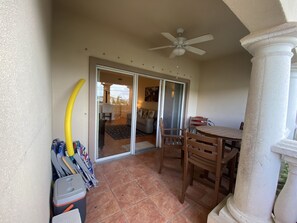 Outdoor dining - Seaside One Bedroom Suite - Grande Bay Resort, St. John (Cruz Bay)
