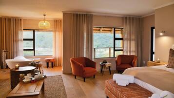 Sengetøy av topp kvalitet, safe på rommet og individuelt innredet