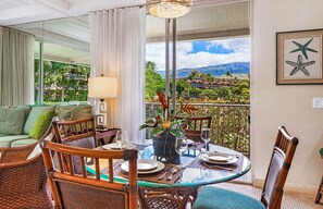 Interior - Maui Resort Rentals: The Whaler 124 - Luxurious Ground Floor Corner 1BR/2BA w/ Wrap-Around Balcony, Partial Ocean and West Maui Mountain Views, Large Adjacent Lawn Area (Lahaina)