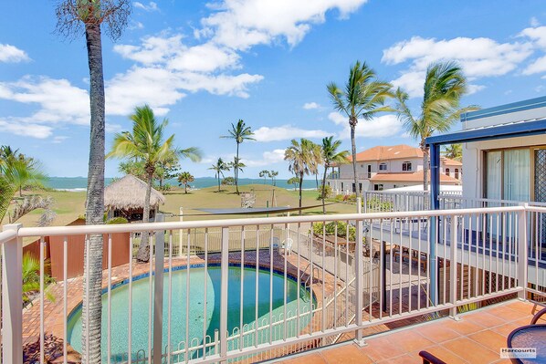 Classic Apartment, Multiple Beds, Ocean View | Balcony