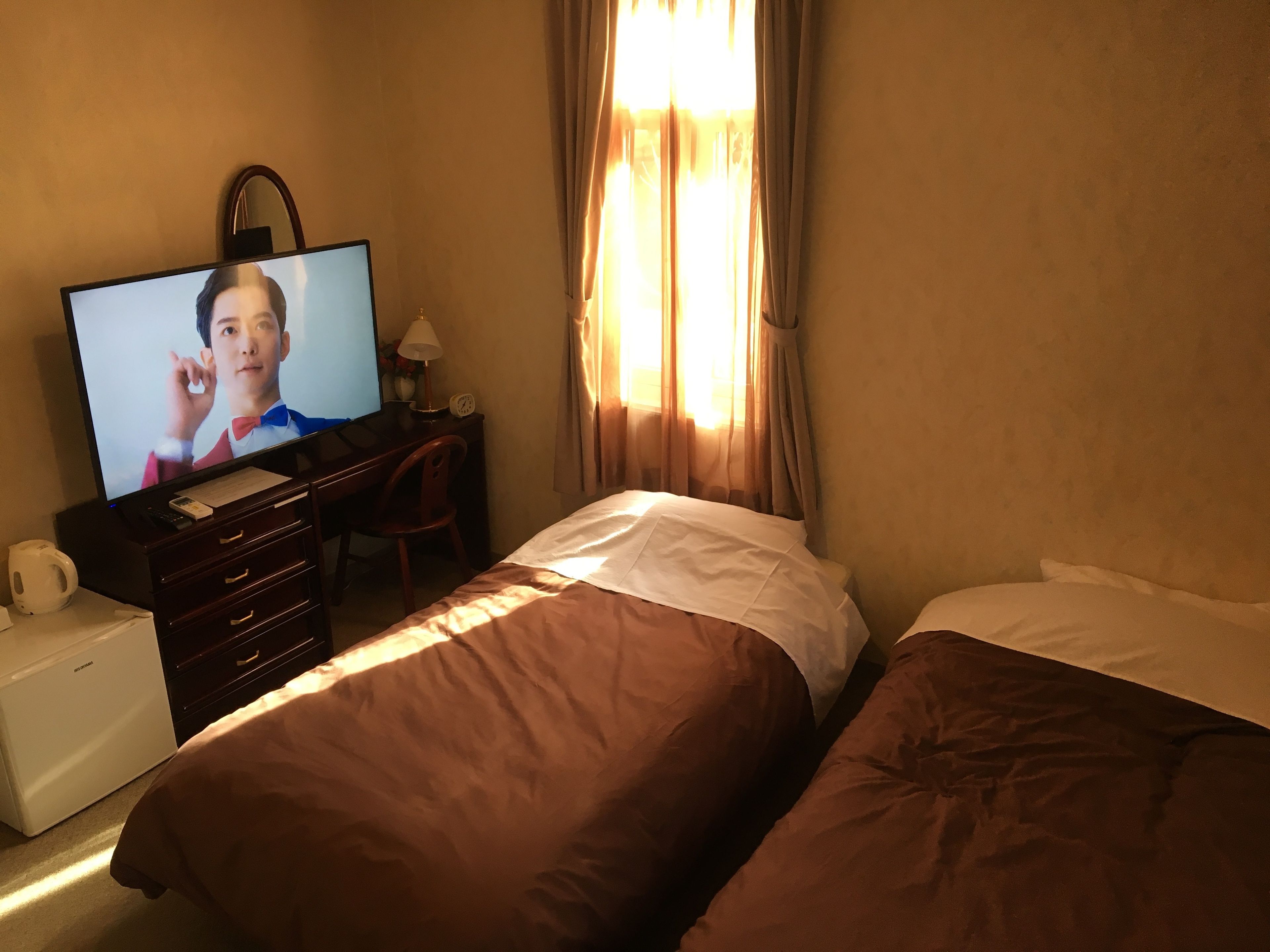 down duvets, individually furnished, desk, blackout curtains