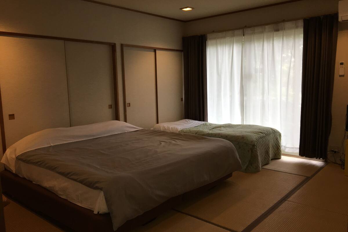 down duvets, individually furnished, desk, blackout curtains